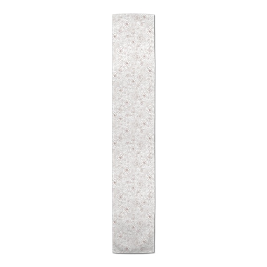 90" Line Floral Cotton Twill Runner